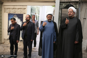 مراسم عزاداری کارکنان موسسه تنظیم ونشر آثار امام خمینی (س) به مناسبت دهه اول محرم