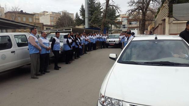 طرح بسیج سلامت نوروزی در استان کرمانشاه آغاز شد