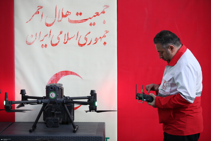 الحاق ناوگان پهپادی به جمعیت هلال‌احمر