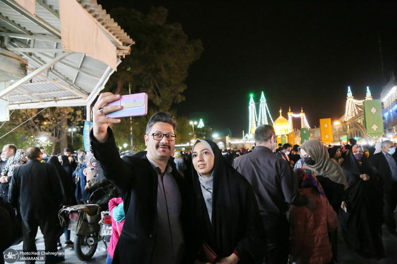 مراسم آغاز  سال 1401 در حرم کریمه اهل بیت (ع)‎