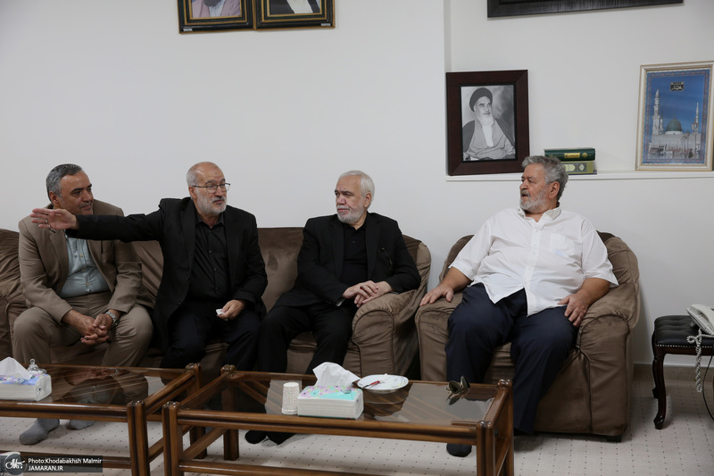 دیدار مدیران سابق تیم های پرسپولیس و استقلال با سید حسن خمینی