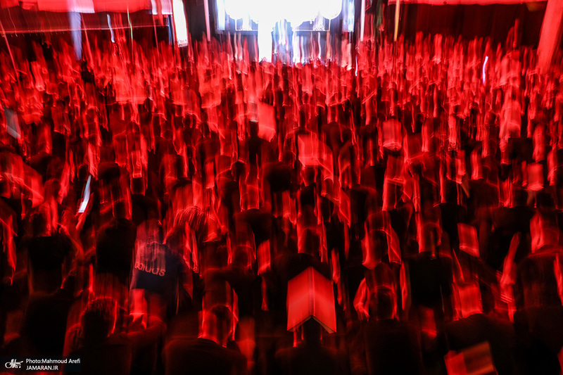 احیای شب بیست و سوم ماه مبارک رمضان در میدان فلسطین