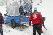 248 نفر گرفتار در کولاک جاده تاراز امدادرسانی شدند