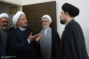 بازدید سید حسن خمینی از موسسه تنظیم و نشر آثار امام خمینی (س)