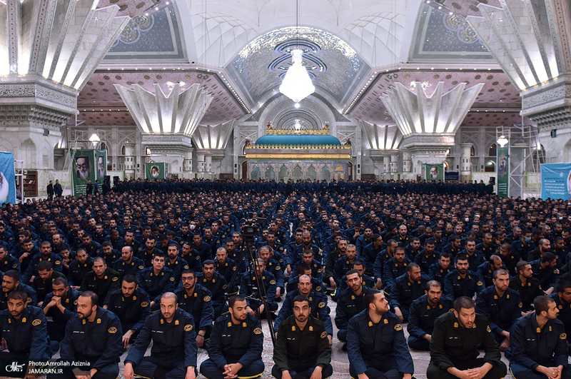 تجدید میثاق دانشجویان و فرماندهان دانشگاه افسری و تربیت پلیس امام حسن مجتبی‎‎ (ع) با آرمان حضرت امام خمینی (س)