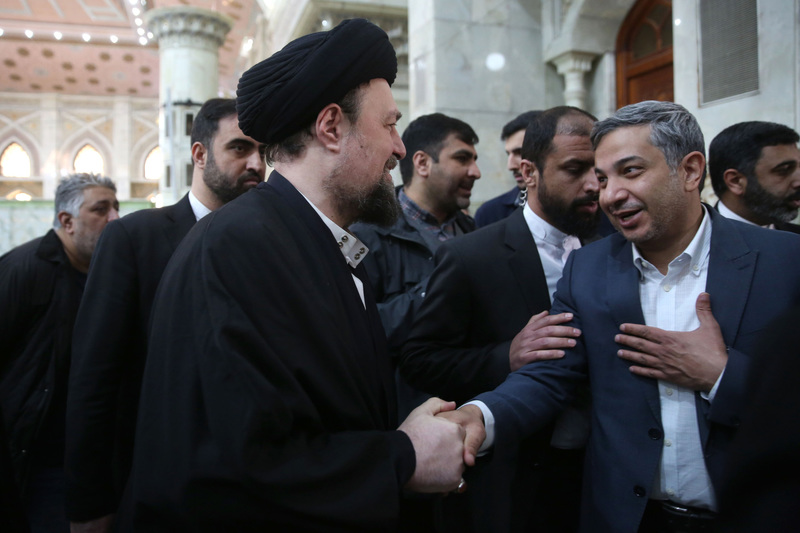 مراسم تشییع حجت الاسلام حاج شیخ مصطفی قنبرپور در حرم امام خمینی (س)