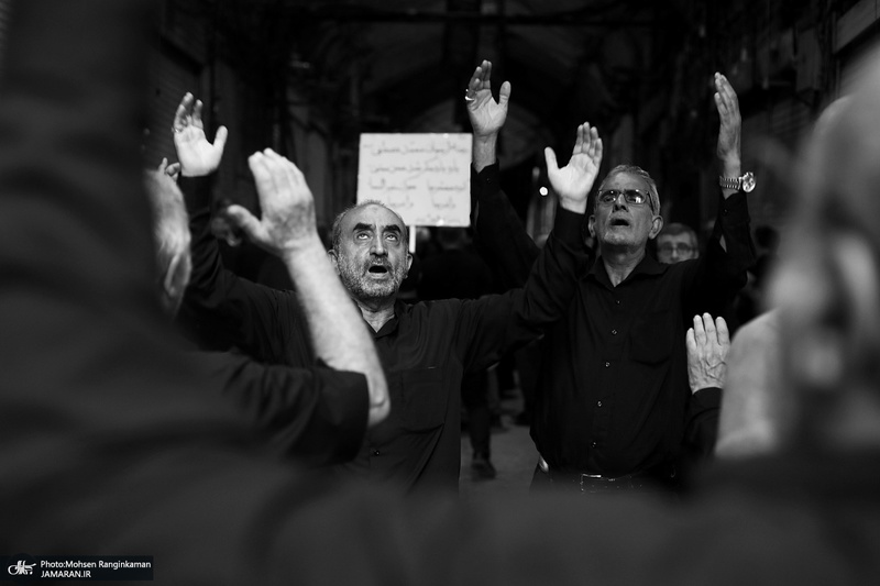 مراسم عزاداری ۲۸ صفر در بازار تهران