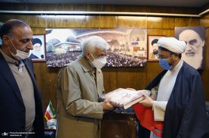 دیدار سعید جلیلی با رئیس موسسه تنظیم و نشر آثار امام خمینی (س)