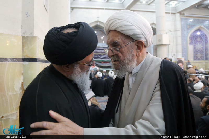 مراسم هفتمین روز درگذشت آیت الله ابن الرضا(ره) در مسجد اعظم قم