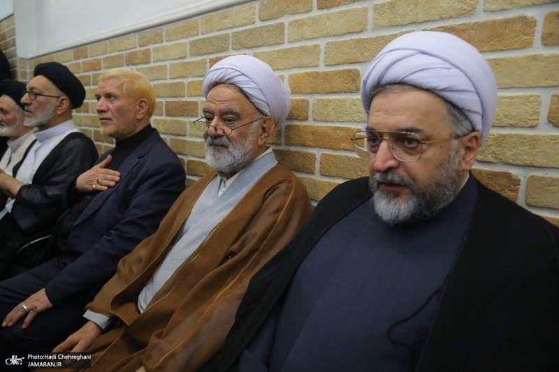 مراسم وداع با آیت الله العظمی شبیری زنجانی (ره)
