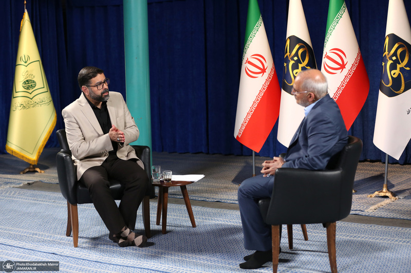 گفتگو حضور با حاجی میرزایی رئیس دفتر رئیس جمهور در حسینیه جماران