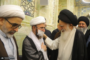 مراسم شانزدهمین سالگرد ارتحال آیت الله بهجت‎ (ره) در قم