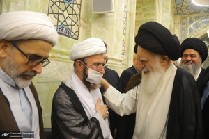 مراسم شانزدهمین سالگرد ارتحال آیت الله بهجت‎ (ره) در قم