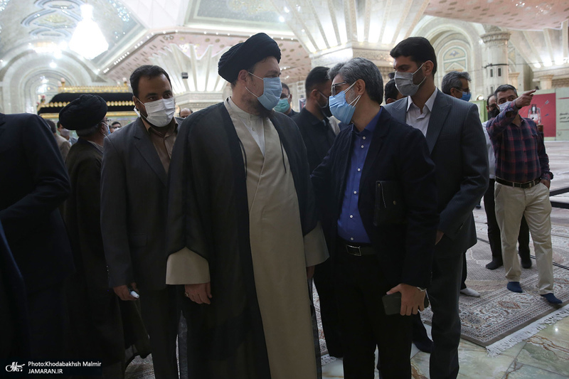 دیدار سرپرست و کارکنان موسسه تنظیم و نشر آثار امام خمینی(س) با سید حسن خمینی