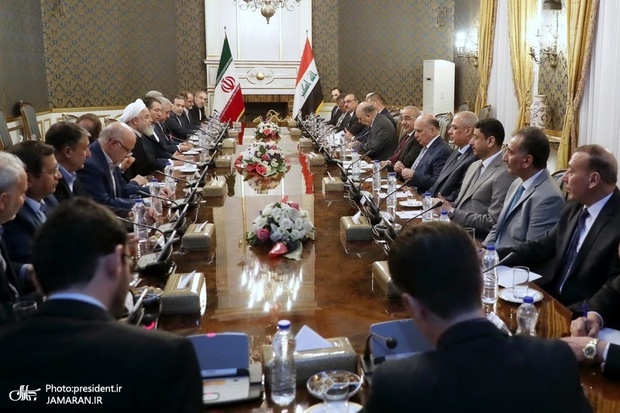 روحانی: گام‌های تأثیرگذار در گسترش روزافزون مناسبات همه جانبه تهران – بغداد ادامه می‌یابد/ ایران در طول تاریخ اصلی‌ترین حافظ امنیت و آزادی کشتیرانی در خلیج فارس، تنگه هرمز و دریای عمان بوده و خواهد بود