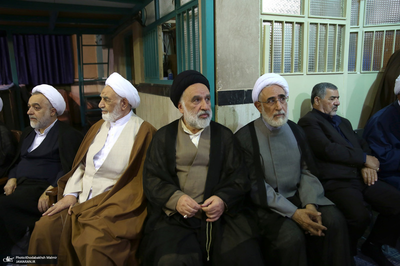 گردهمایی روحانیون حامی مسعودپزشکیان در حسینیه جماران