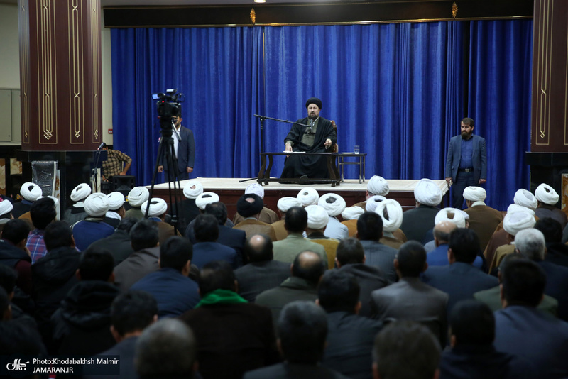 دیدار جمعی از مهاجرین افغانستانی در ایران با سید حسن خمینی