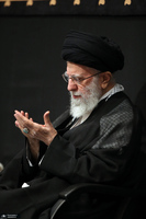 مراسم عزاداری شب تاسوعای حسینی (ع) در حسینیه امام خمینی