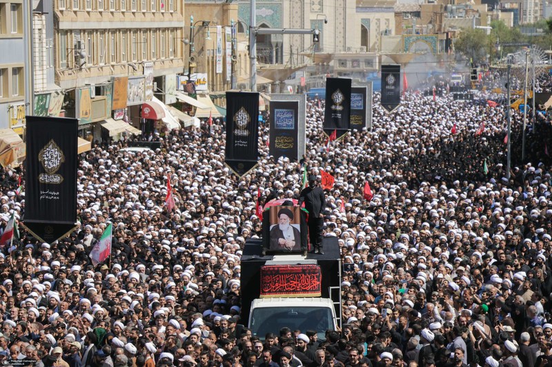مراسم تشییع آیت الله العظمی شبیری زنجانی -۱