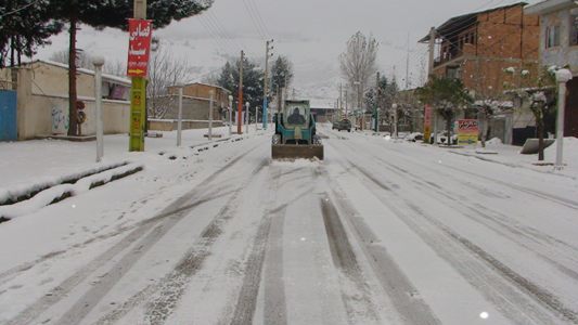 آمادگی 270 دستگاه خودرو شهرداری همدان برای برفروبی معابر