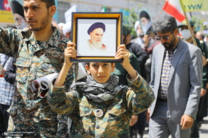 راهپیمایی مردم قم در سالروز قیام 15 خرداد‎‎