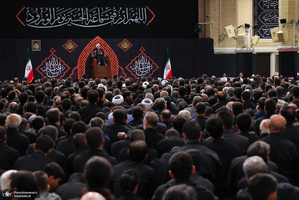 آخرین شب مراسم عزاداری محرم در حسینیه امام خمینی