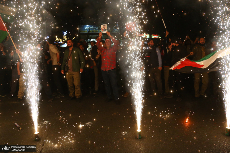 جشن پیروزی فلسطین در تهران