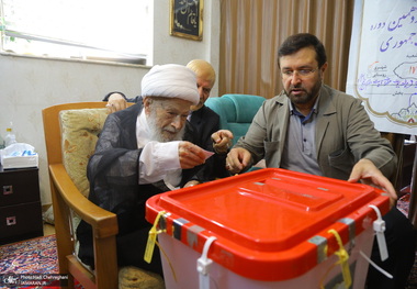 حضور مراجع و علما در مرحله دوم انتخابات ‎ریاست جمهوری 1403