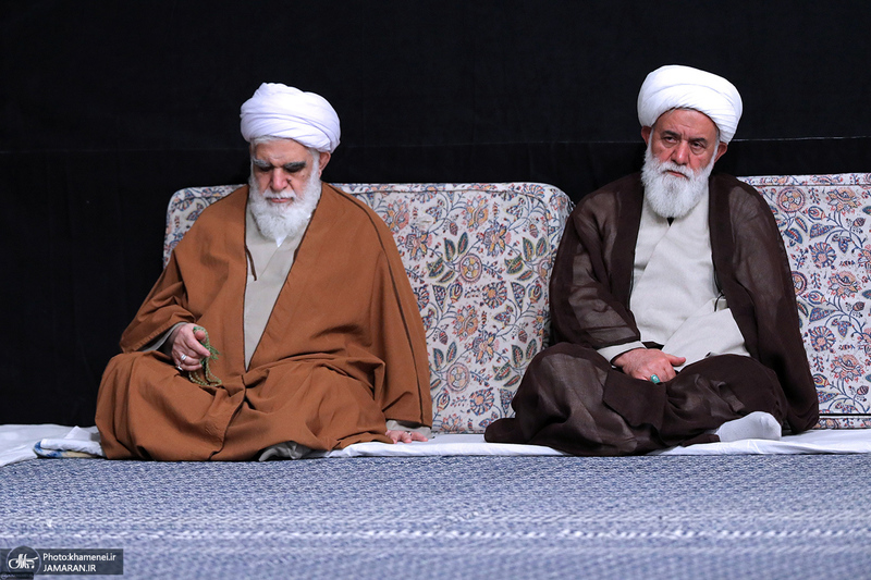 اولین شب مراسم عزاداری حضرت فاطمه‌زهرا (س) در حسینیه امام خمینی