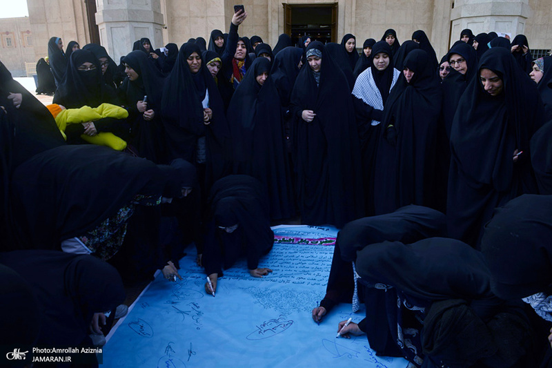 تجدید میثاق روحانیون و طلاب حوزه علمیه تهران با آرمان های حضرت امام(س)