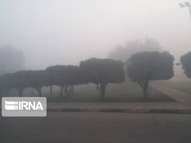 بارش پراکنده و مه پدیده‌ غالب جوی در خوزستان