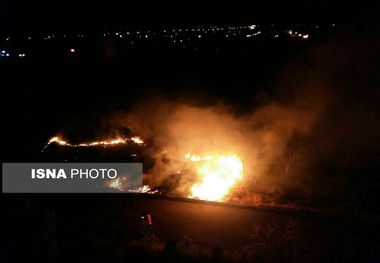 جزئیات حادثه آتش‌سوزی در زمین‎های اطراف خوابگاه دانشگاه شهید مدنی آذربایجان