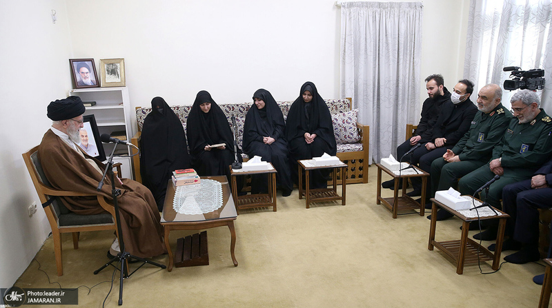 دیدار خانواده سردار شهید حاج قاسم سلیمانی با رهبر معظم انقلاب