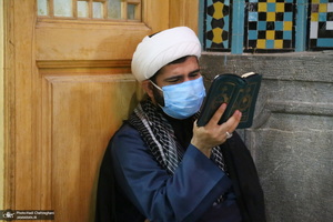 مراسم احیای شب بیست و یکم ماه رمضان در حرم کریمه اهل بیت(س)