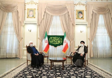  «روحانی» به دیدار «رییسی» رییس جمهور منتخب رفت