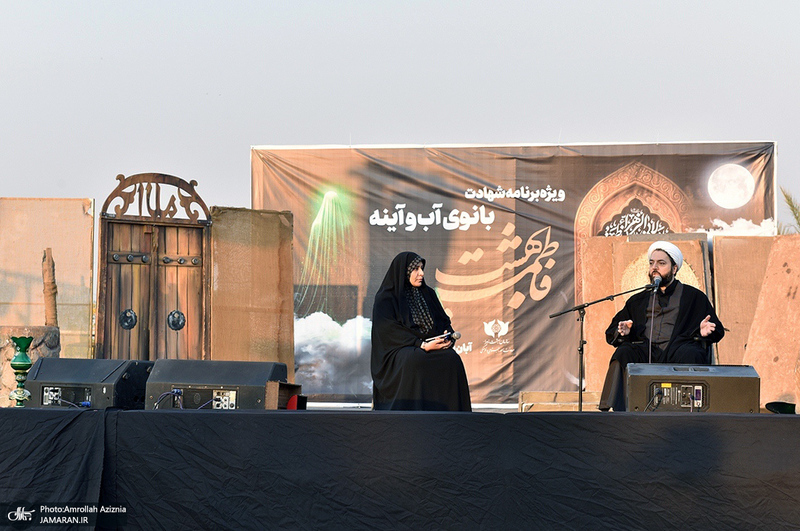 ویژه برنامه شهادت «بانوی آب و آینه» در جوار حرم مطهر امام خمینی (س)