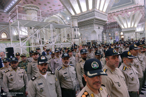 تجدید میثاق مسئولان سازمان عقیدتی سیاسی ارتش با آرمان‌های حضرت امام (س)