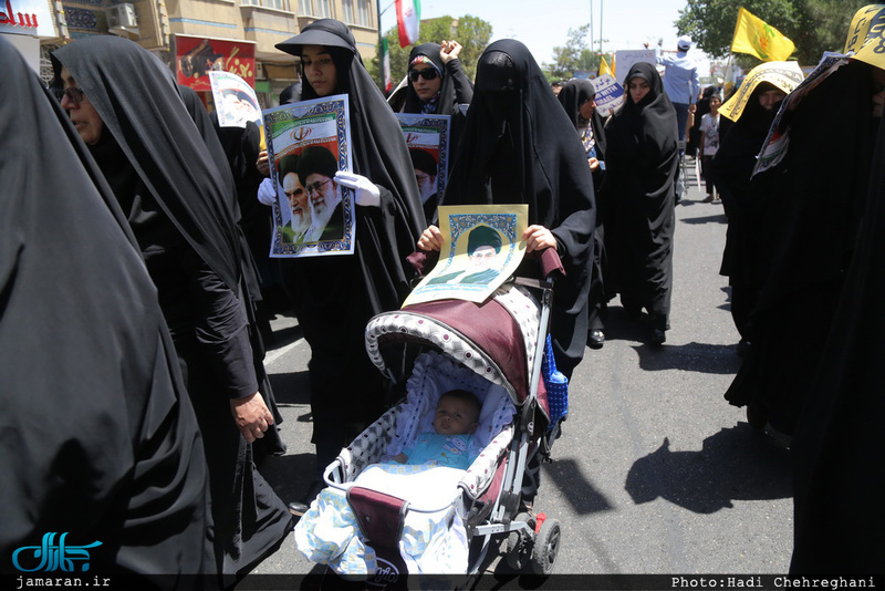 راهپیمایی باشکوه روز جهانی قدس در قم 