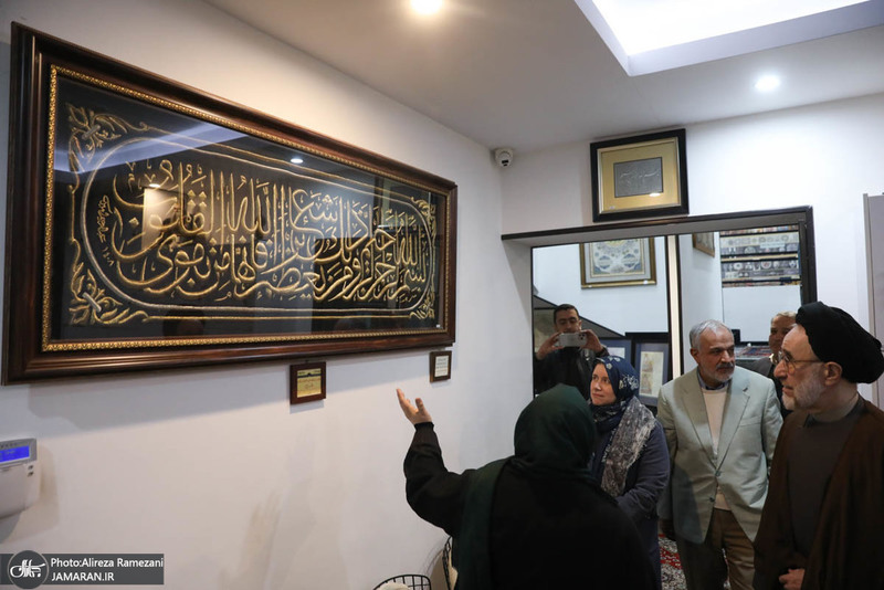 بازدید سید محمد خاتمی از موزه دکتر حسن حبیبی