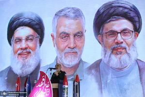 مراسم بزرگداشت شهیدان سید حسن نصرالله و سید هاشم صفی الدین در تهران
