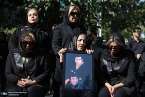 مراسم تشییع امید جهان