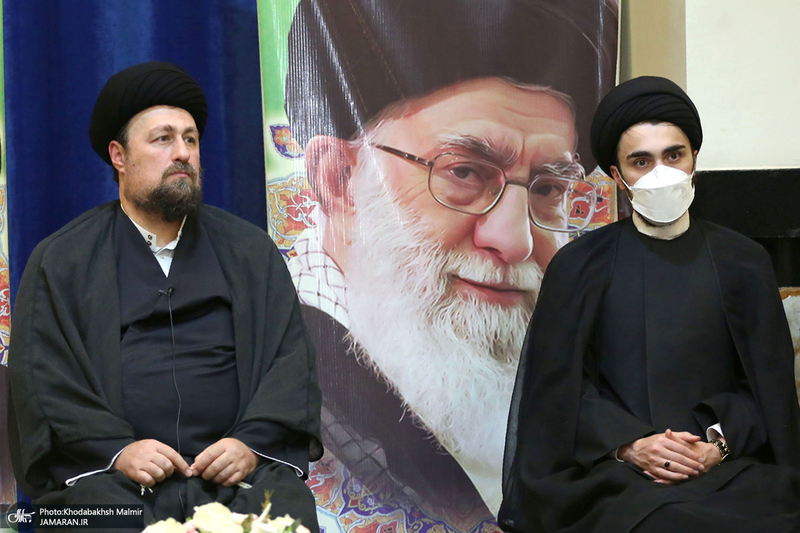 دیدار جمعی از نمایندگان پیروان ادیان الهی با سید حسن خمینی