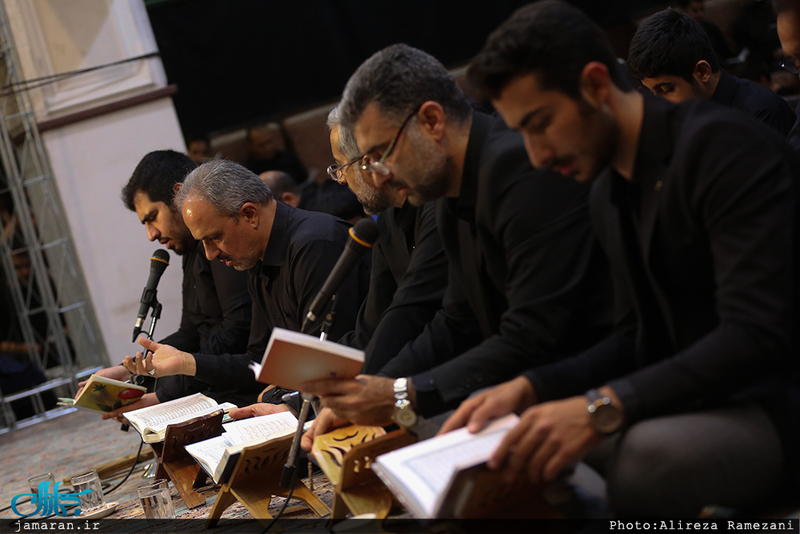 مراسم احیای شب بیست و یکم ماه مبارک رمضان در موسسه انصار الحسین(ع)