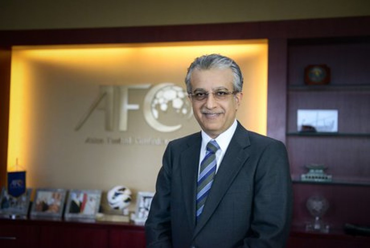  رئیس AFC در ایران/ شیخ سلمان کنار درخت اینفانتینو درخت کاشت + عکس و فیلم