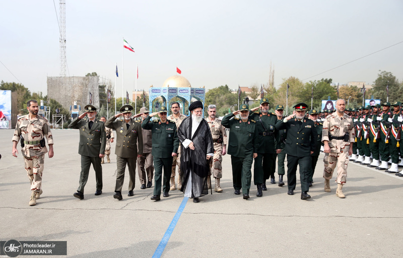 حضور فرمانده کل قوا در مراسم دانش‌آموختگی دانشجویان دانشگاه امام حسین(ع)
