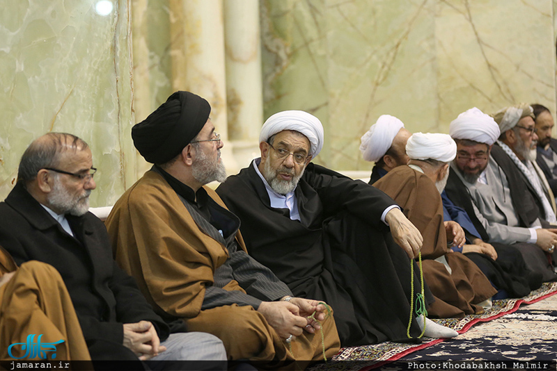 مراسم شب شهادت حضرت فاطمه زهرا(س) در حرم امام خمینی