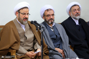 دیدار مسئولان دفتر تبلیغات اسلامی حوزه علمیه قم با رهبر معظم انقلاب اسلامی