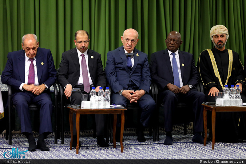  دیدار شرکت‌کنندگان در سیزدهمین کنفرانس اتحادیه بین‌المجالس سازمان همکاری اسلامی با رهبر معظم انقلاب