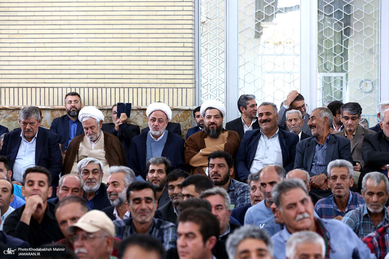 حضور سید حسن خمینی در روستای خیارج استان قزوین -3