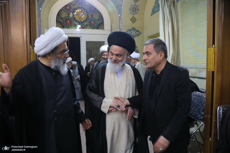 مراسم ختم مادر همسر آیت الله محمدجواد فاضل لنکرانی